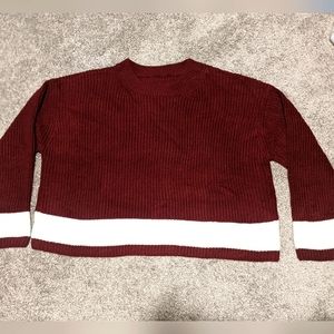 SHEIN Oversized Women's Cropped Sweater